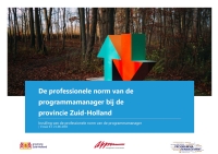 De norm voor goed programma-werk bij Provincie Zuid Holland